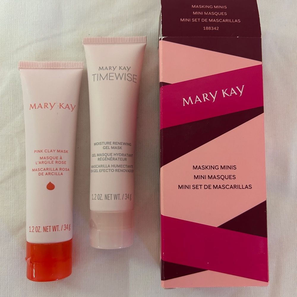 Mary Kay Pink Clay and Gel Mask Duo